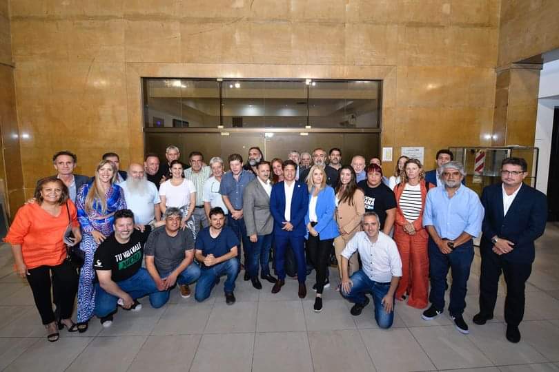 Melella y referentes de UxP analizaron situación económica y acompañarán la protesta de la CGT