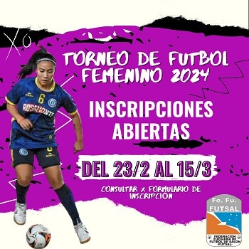 Se abrieron las inscripciones para el femenino de Futsal