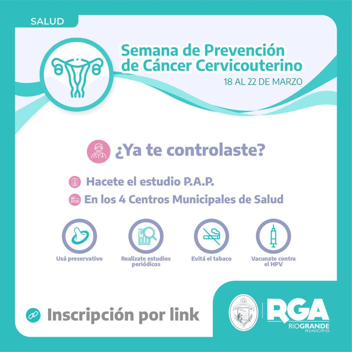 El Municipio amplia el turnero de la semana de prevención del cáncer cervicouterino, tras agotarse los cupos