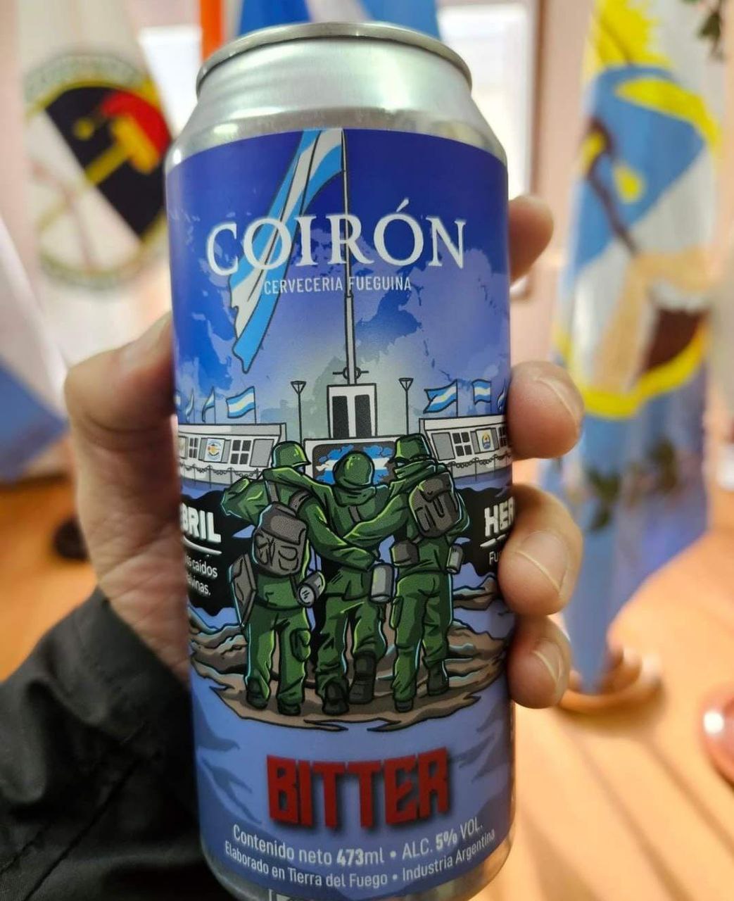 La cervecería «Coirón» homenajeó a excombatientes y Caídos en Malvinas