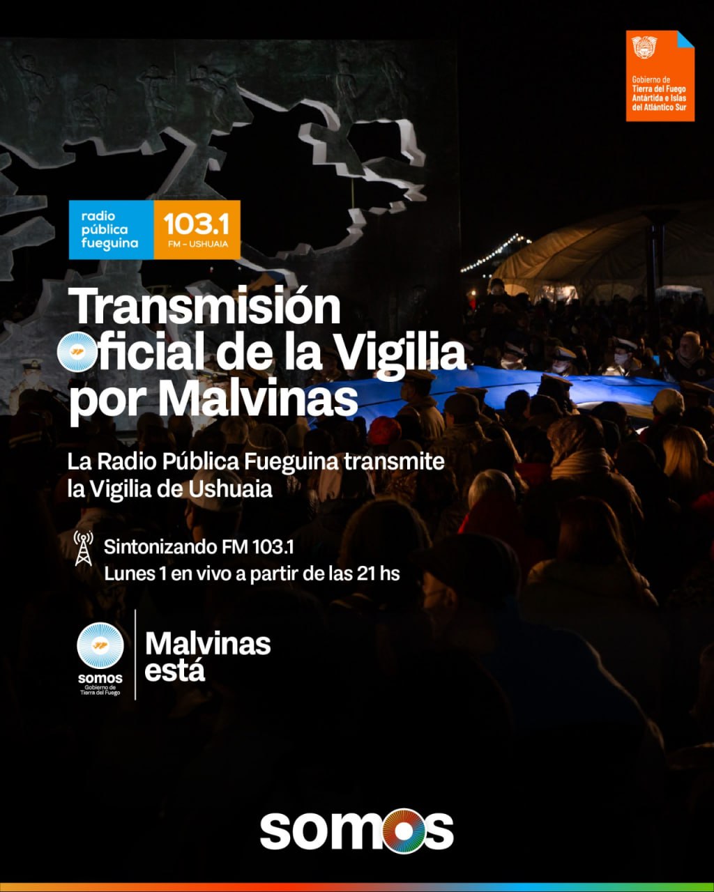 42° aniversario de la Gesta de Malvinas y la Televisión Pública Fueguina transmitirá gratis a todo el país