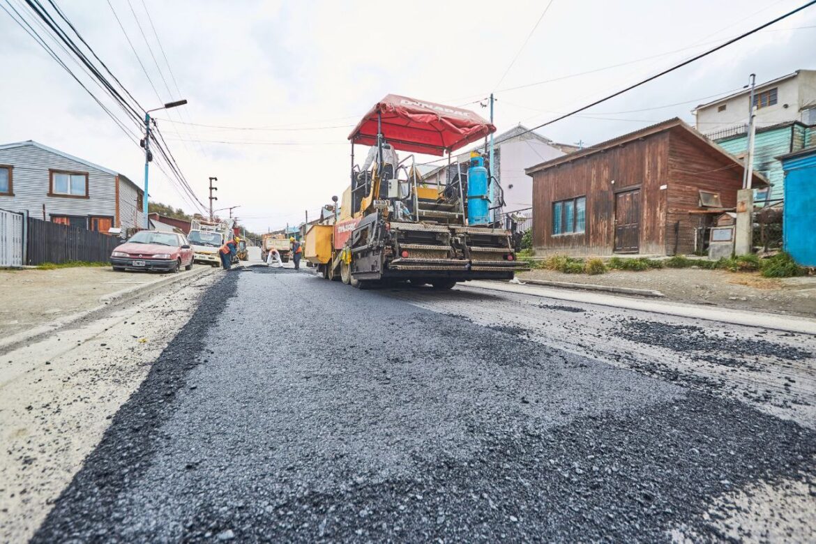 Obras municipales: Avanza la recuperacion de la trama vial en Ushuaia