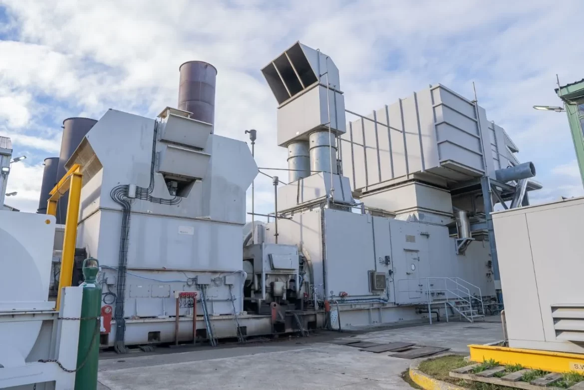 «Instalación de plaqueta en turbina Rolls Royce de Central Eléctrica de Ushuaia para restablecer normalidad»