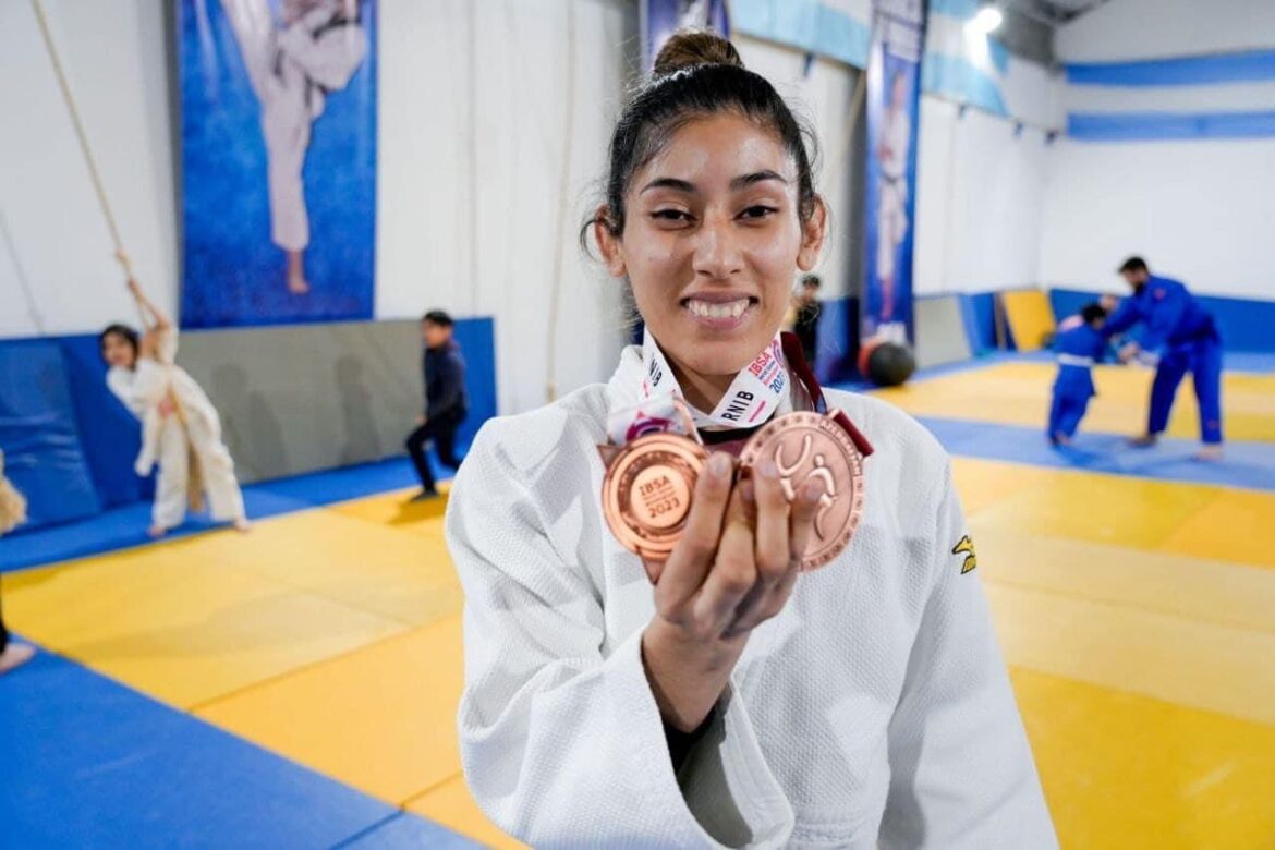 La judoca fueguina Rocío Ledesma clasificó a los juegos paralímpicos parís 2024
