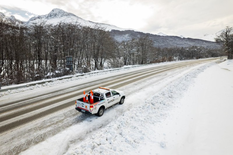 Continúa el intenso operativo de vialidad provincial en la Ruta Complementaria “J”