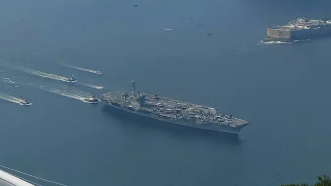 La visita del USS George Washington afianza los lazos entre Argentina y Estados Unidos y genera polémica en torno a la conexión de Javier Milei