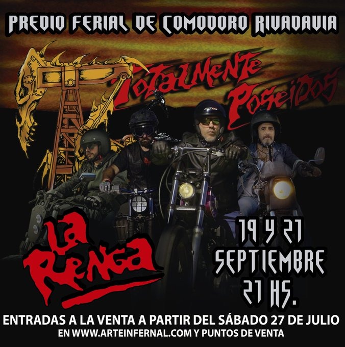 La Renga confirma dos fechas en Cómodoro