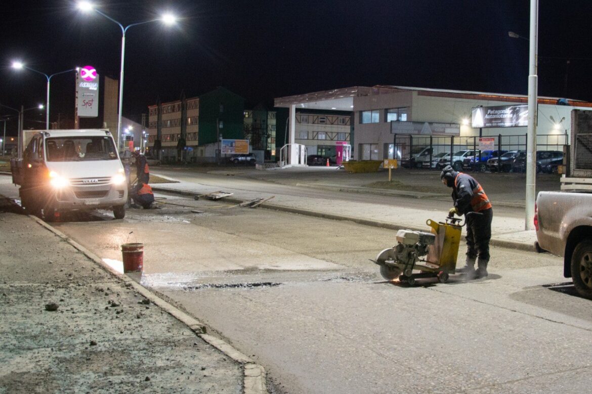Continúa el plan de remediación vial en diferentes puntos de Río Grande