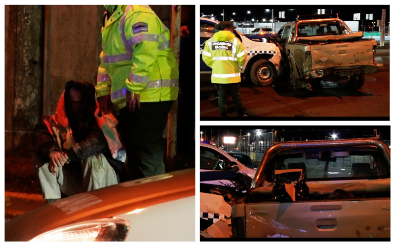 Caso de contrabando culminó con persecusión y choque