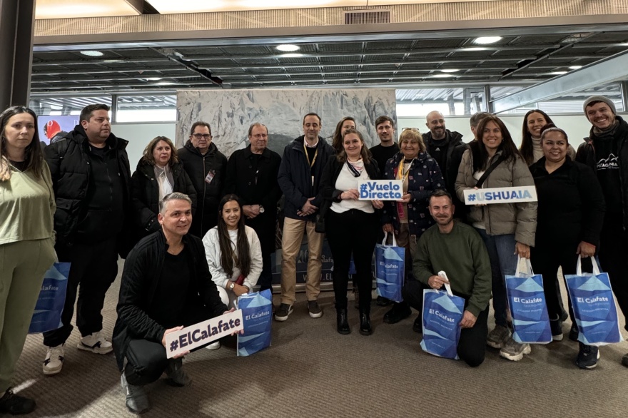 Melella celebró la nueva conexión aérea entre Ushuaia y El Calafate inaugurada por Flybondi