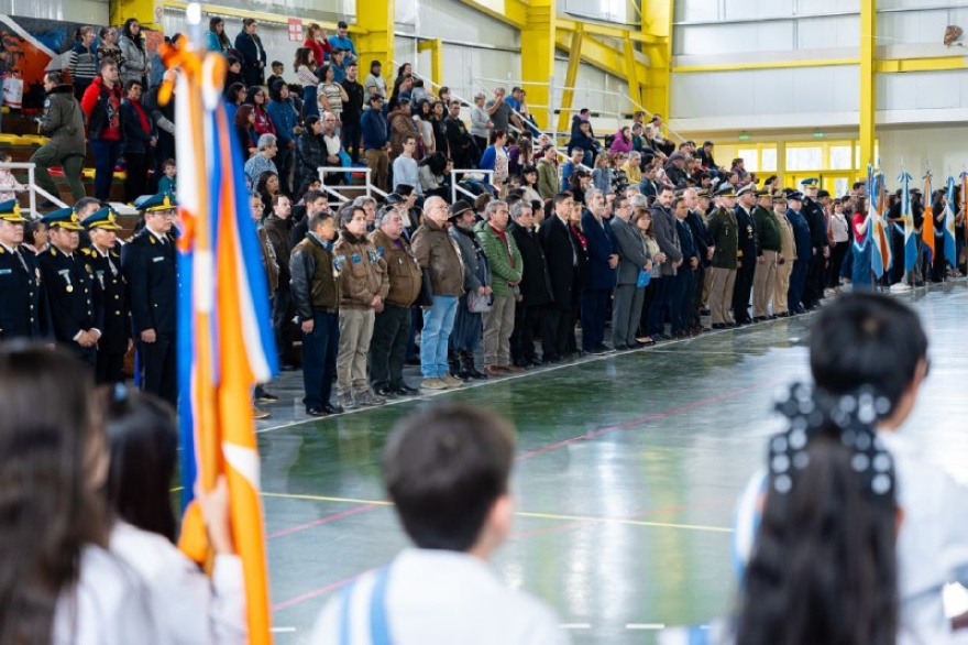 Se realizó en Ushuaia el acto en homenaje a San Martín