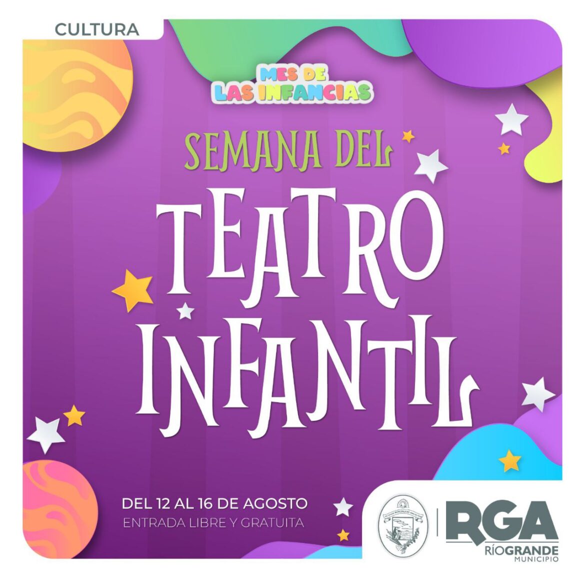 Por el mes de la niñez, se viene la semana de teatro para las infancias