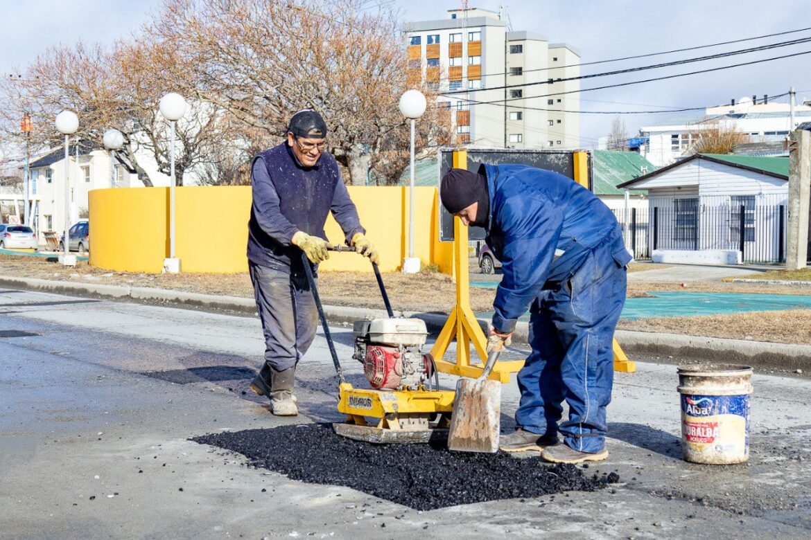 El Municipio continúa los trabajos viales en sectores de alto tránsito