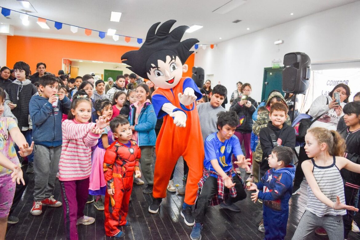 El Gobierno Provincial celebró el ‘Mes de las Infancias’ con comedores de la ciudad de Río Grande