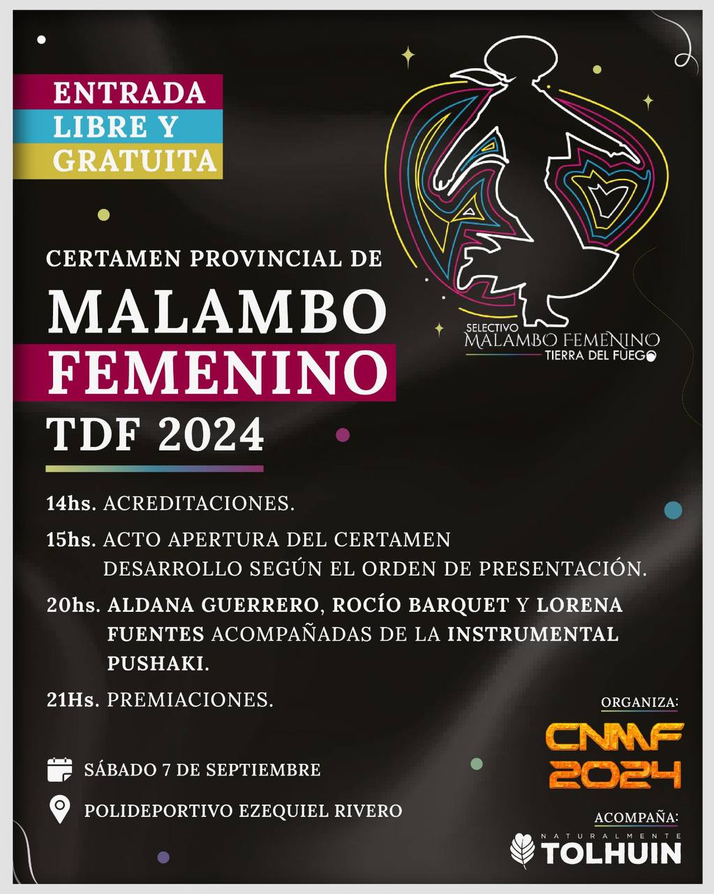 Comienza el esperado Certamen Provincial de Malambo Femenino en Tolhuin