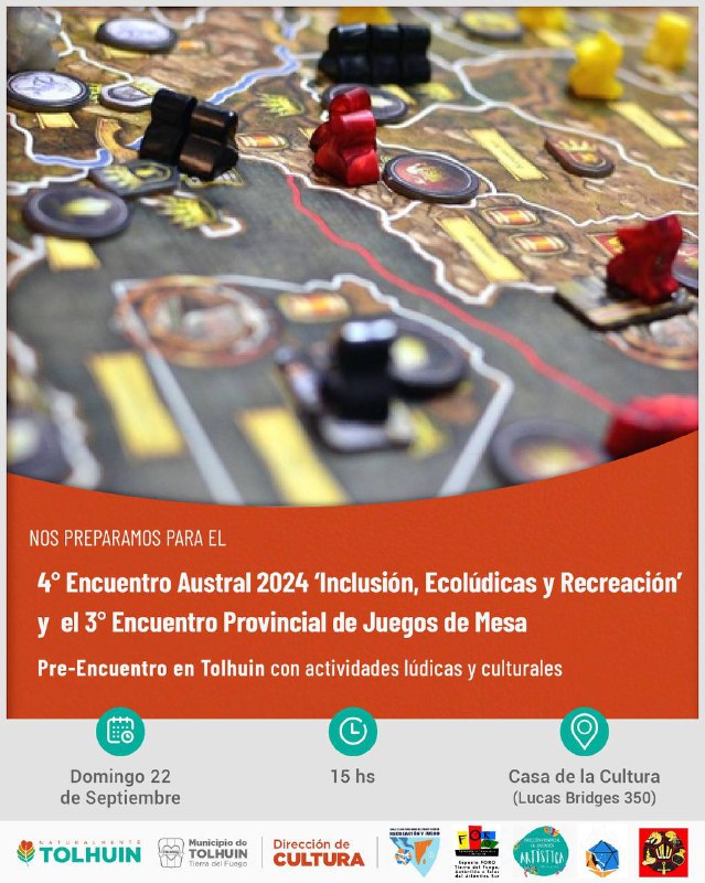 Tolhuin se prepara para el 4° Encuentro Austral “Inclusión, Ecolúdicas y Recreación” y el 3° Encuentro Provincial de Juegos de Mesa