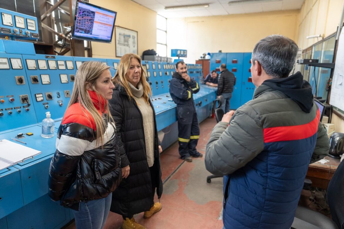 Gobierno recorrió junto a comitiva del CAF el predio donde se construirá la nueva usina eléctrica en Ushuaia