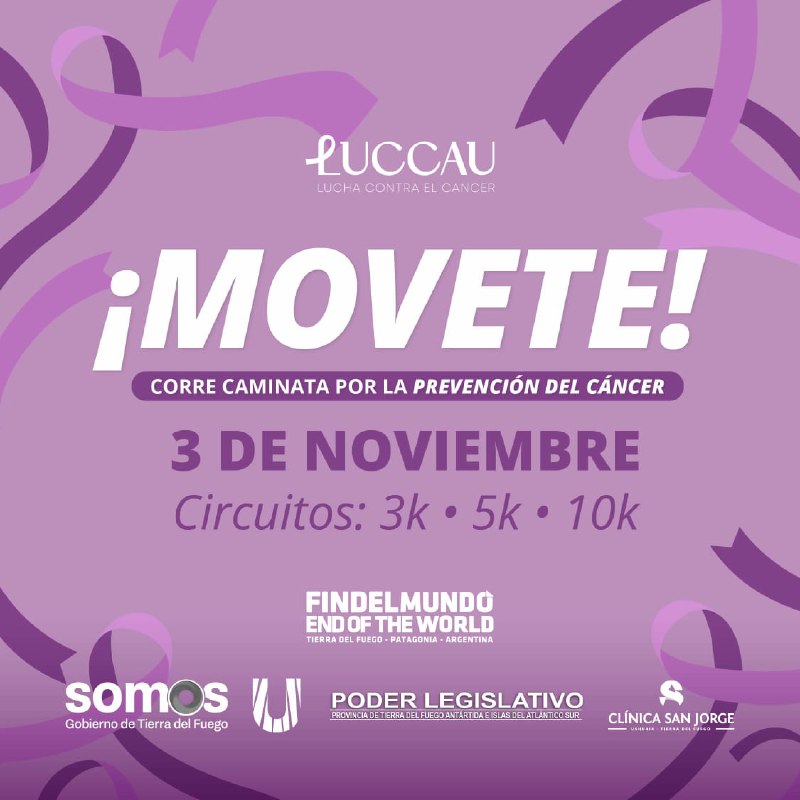 El INFUETUR invita a la comunidad a participar de la corre-caminata “Movete” por la prevención del cáncer de mama