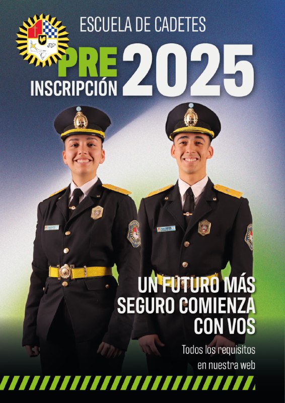 Se encuentran abiertas las pre inscripciones a la Escuela de Policía 2025