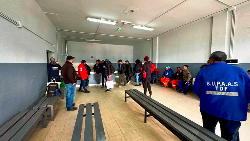 Totalmente remodelado reabrió el centro de contratación para estibadores en el puerto de Ushuaia