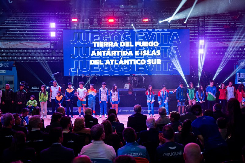 Tierra Del Fuego Presente en la jornada de apertura de los Juegos Deportivos Nacionales Evita