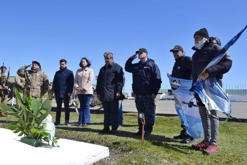 Con una acto en el BIM 5, río grande recibió al Capitán Tibaldi