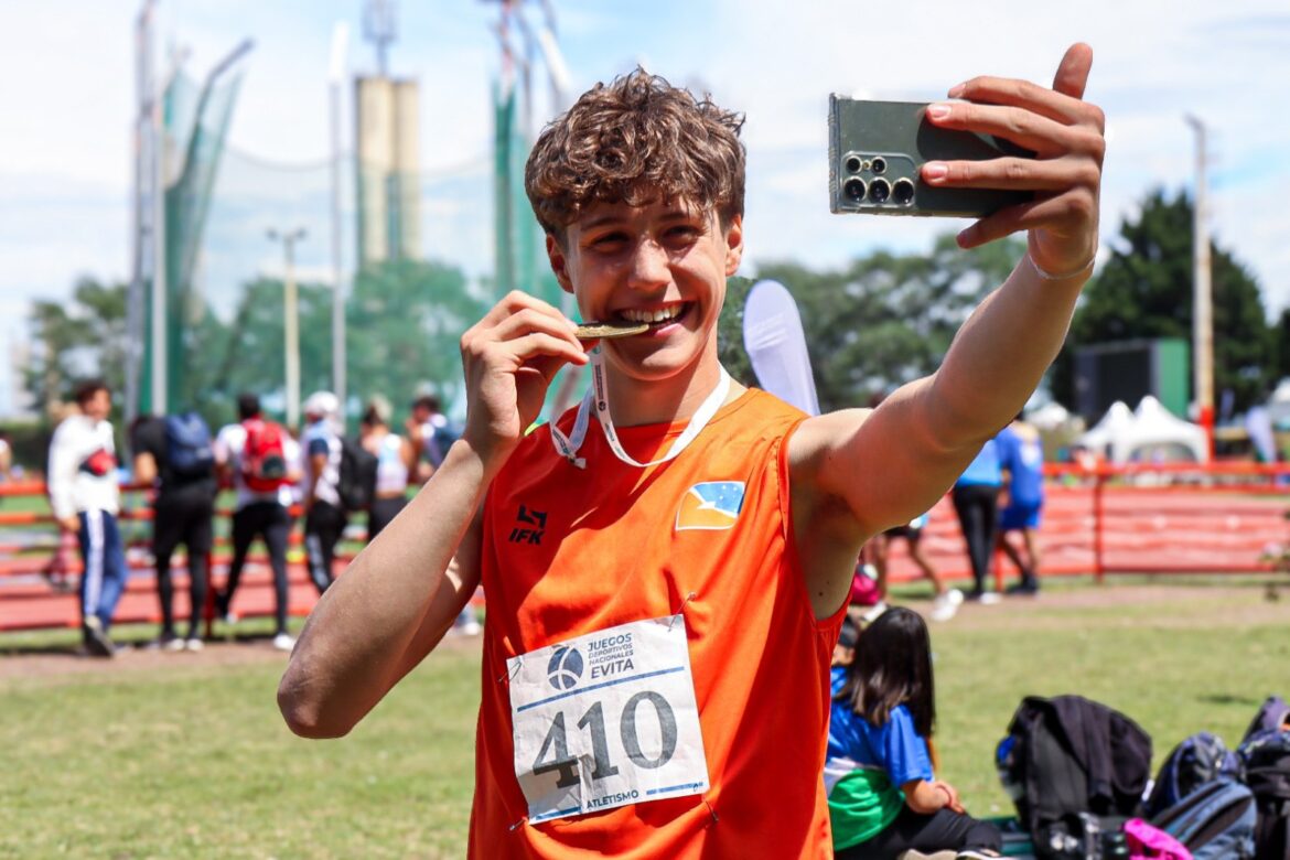 La Delegación Fueguina tuvo una destacada actuación en la segunda jornada de Los Juegos Nacionales Evita