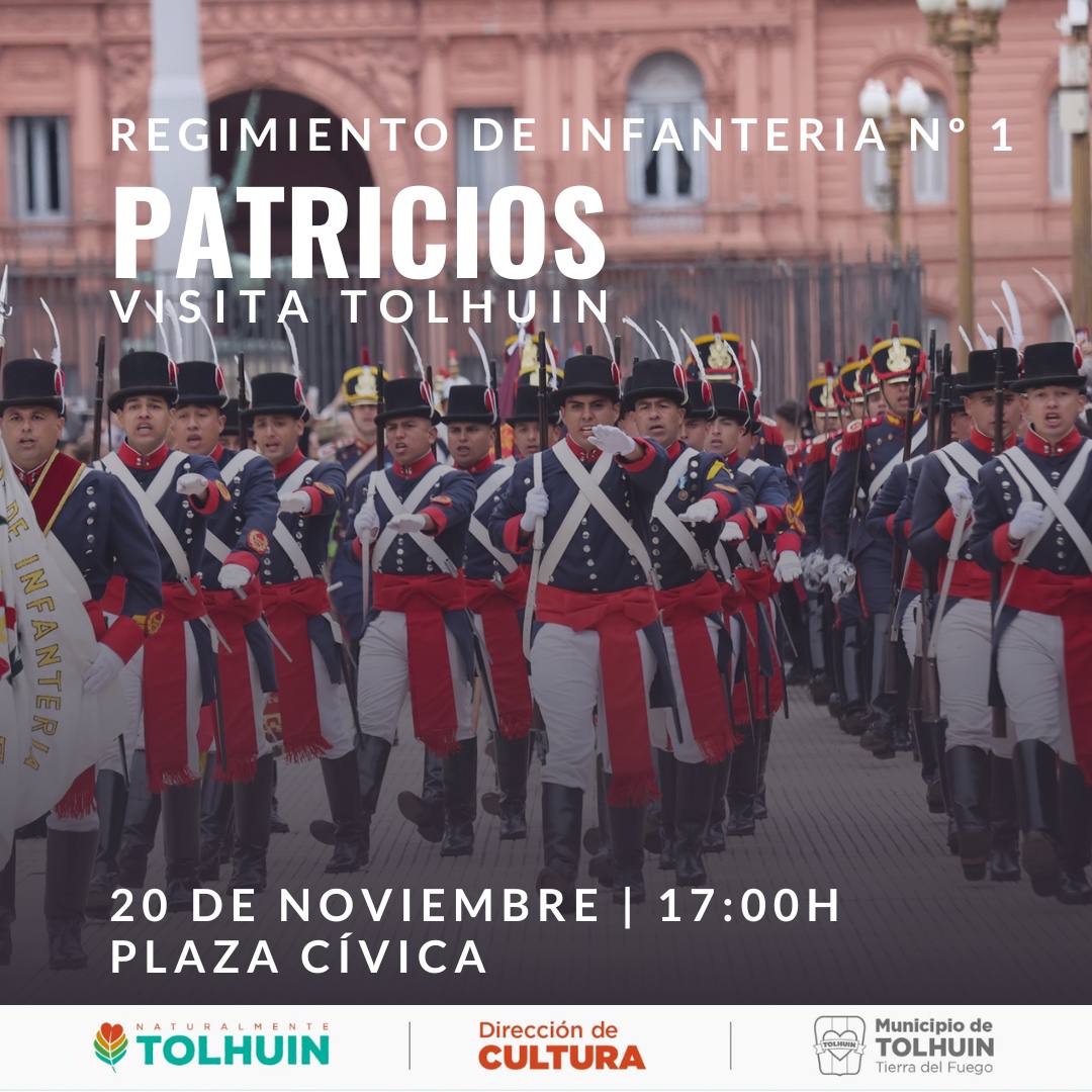 El Regimiento de Infantería 1 Patricios se presenta en Tolhuin