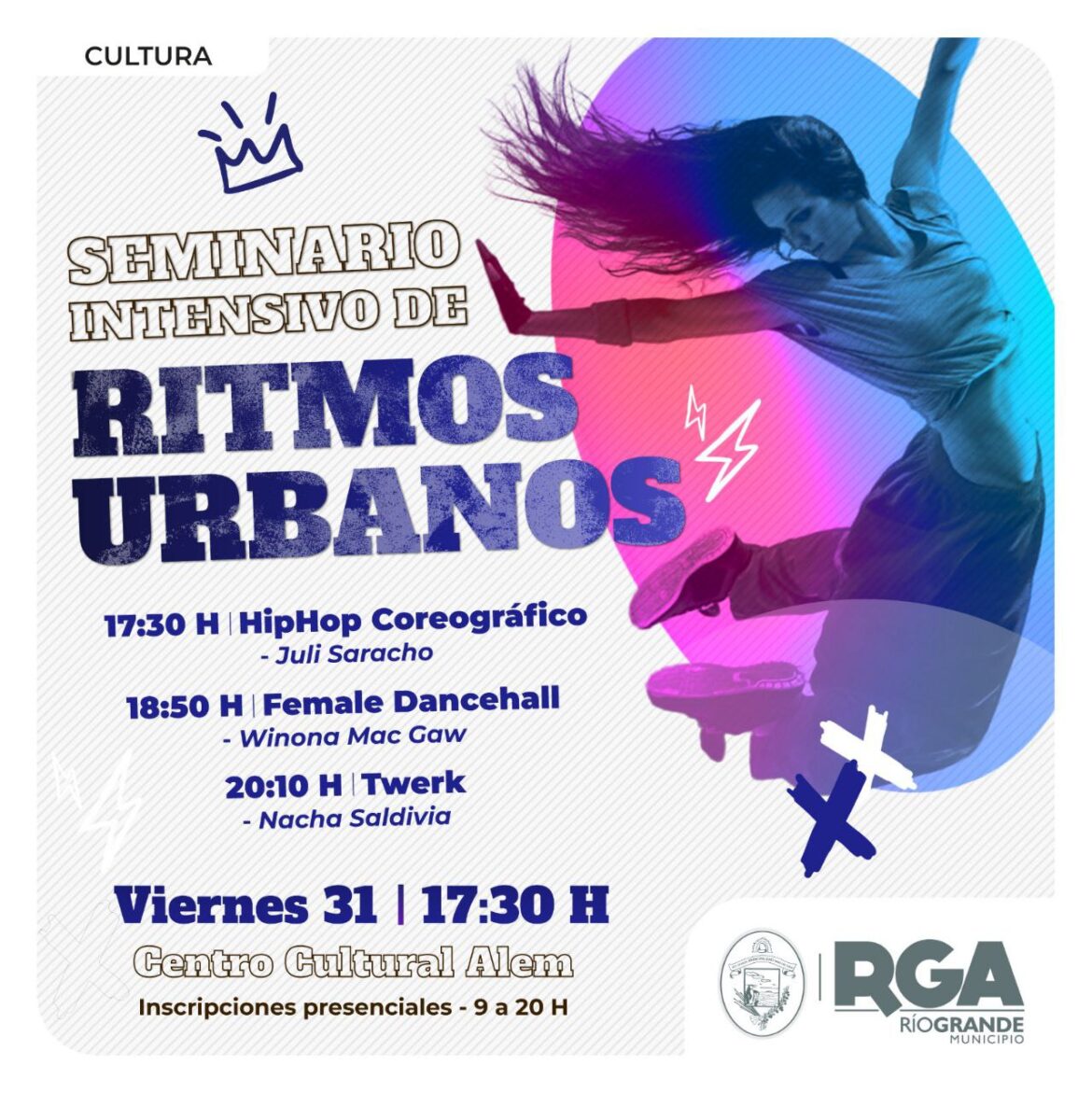 EL ALEM PRESENTA LA 2° EDICIÓN DEL “SEMINARIO INTENSIVO DE RITMOS URBANOS”