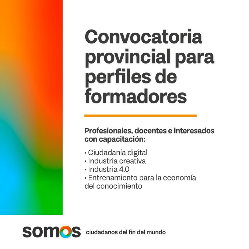 Se Abrió La Convocatoria Para Perfiles De Formadores 2025 En Los Polos Creativos