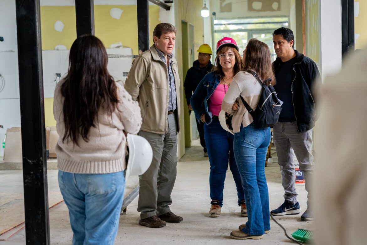 El Gobernador Melella Recorrió La Obra Del Nuevo Centro De Desarrollo Infantil En Ushuaia