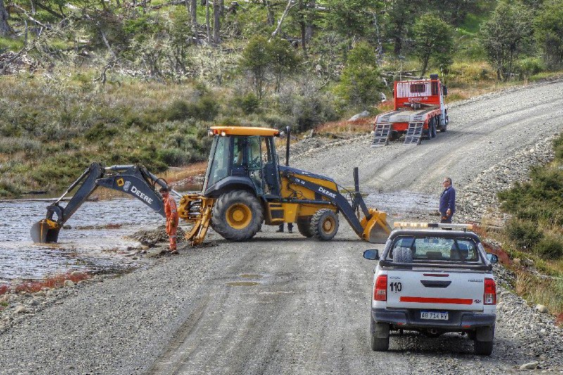 La DPV Continúa Tareas De Reparación Y Mantenimiento En Rutas Fueguinas