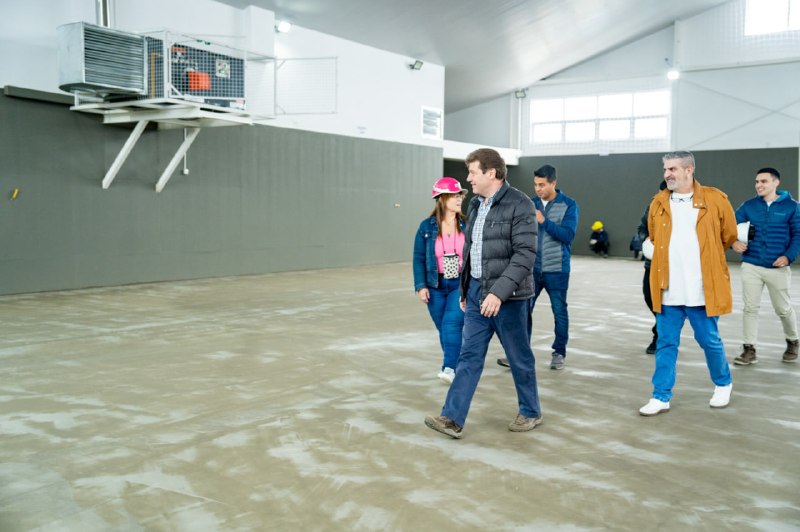 Está En La Etapa Final La Construcción Del Sum Del Colegio Alicia Moreau De Justo