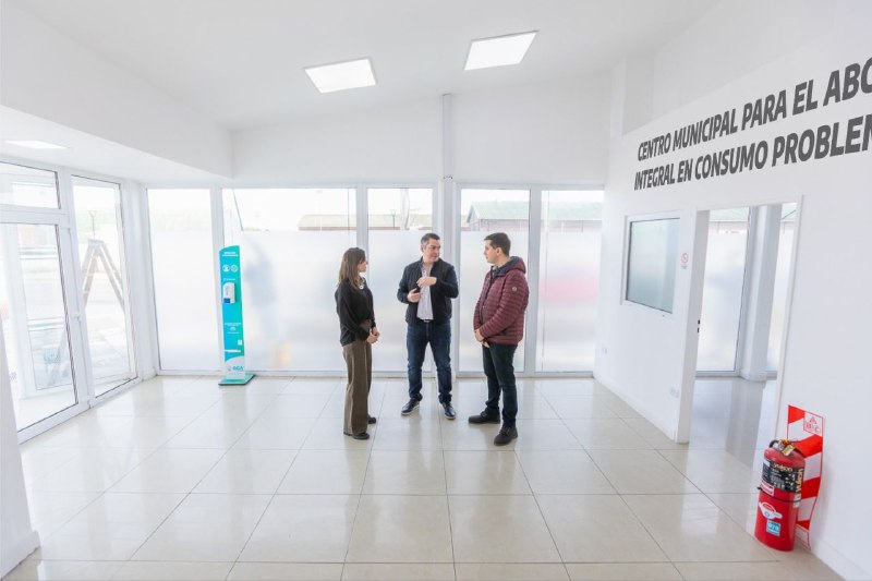 El Intendente Recorrió El Nuevo Centro Municipal De Abordaje Integral En Consumos Problemáticos