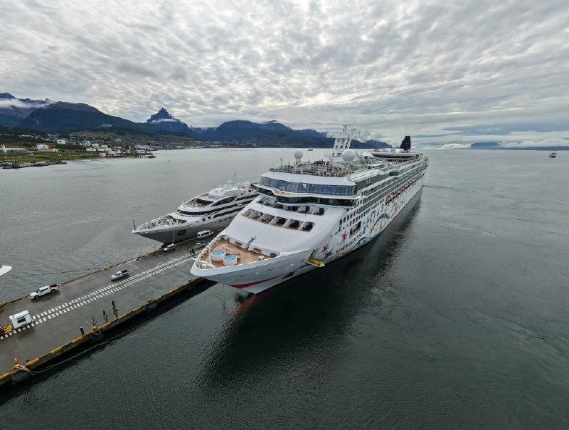 La Dirección Provincial De Puertos Y El Infuetur Anunciaron Un Hecho Histórico Para El Turismo De Cruceros En Tierra Del Fuego
