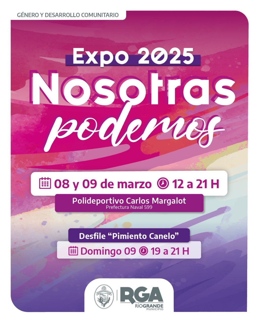 EL MUNICIPIO REALIZARÁ LA EXPO «NOSOTRAS PODEMOS» 2025 EN EL MES DE LA MUJER TRABAJADORA