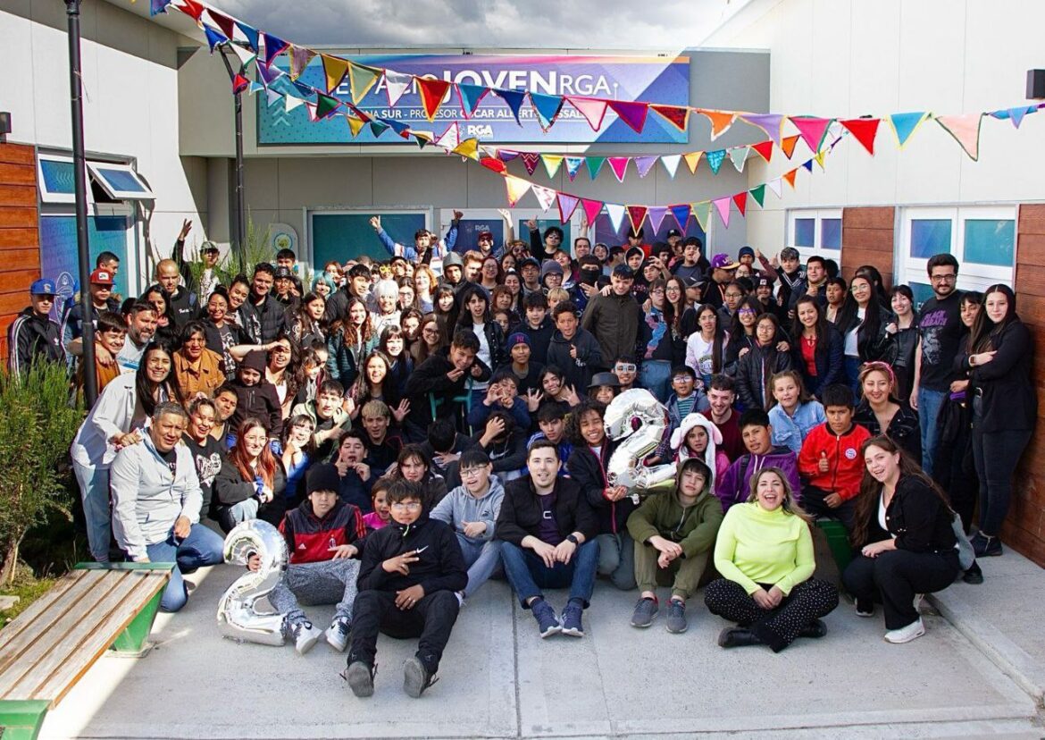JUVENTUDES RIOGRANDENSES FESTEJARON EL 2° ANIVERSARIO DE ESPACIO JOVEN ZONA SUR