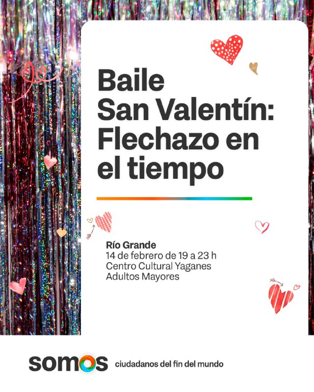 Anuncian Un ‘Baile De San Valentín’ Para Adultos Mayores En El Centro Cultural Yaganes De Río Grande