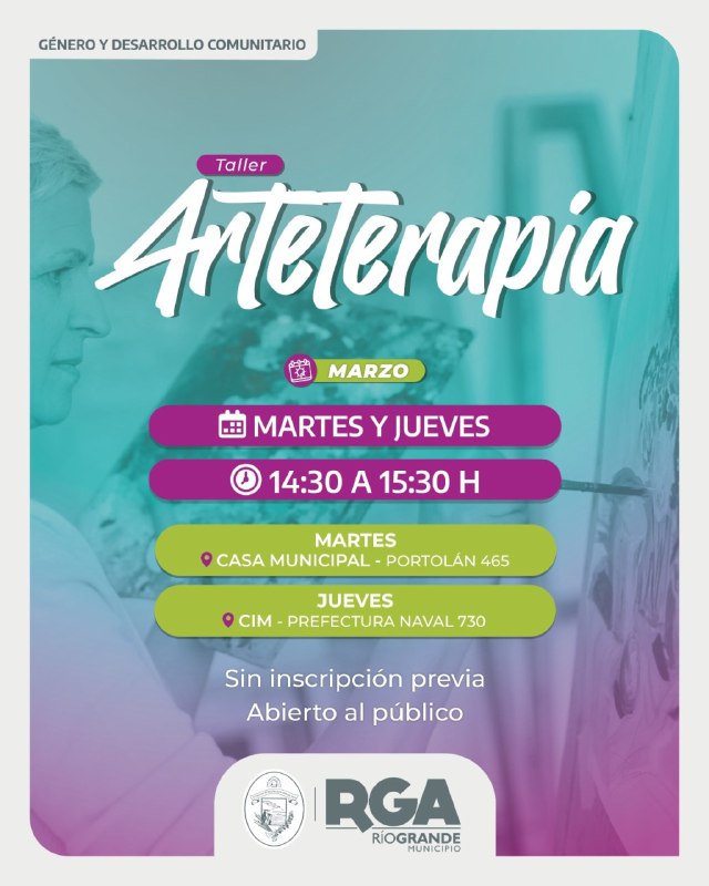 SUMATE AL TALLER “ARTETERAPIA”
