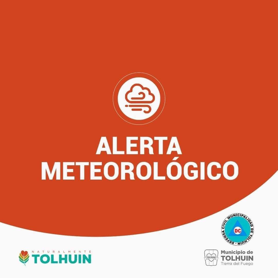 Defensa Civil Tolhuin brindó recomendaciones ante la alerta meteorológica por fuertes vientos