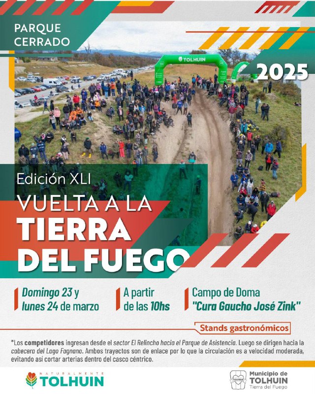 Tolhuin se prepara para la XLI Vuelta a la Tierra del Fuego 2025