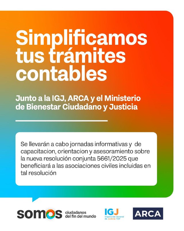 IGJ, ARCA Y El Ministerio De Bienestar Ciudadano Y Justicia Simplifican A Asociaciones Civiles La Presentación De Trámites Contables