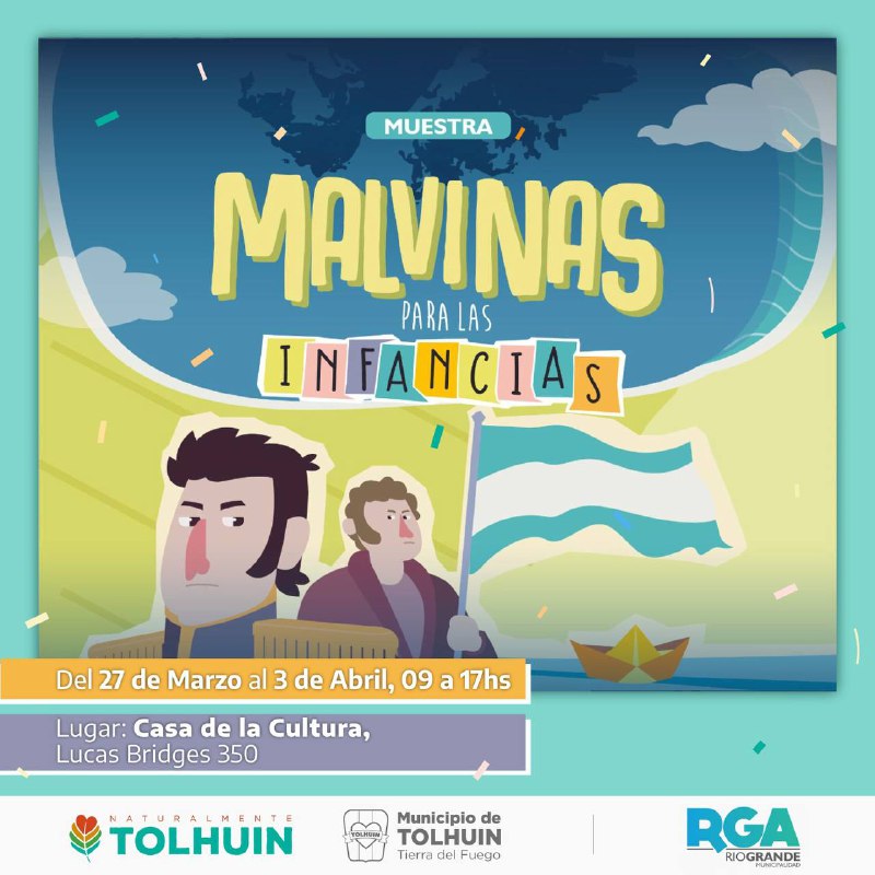 Tolhuin recibe la muestra «Malvinas para las Infancias»