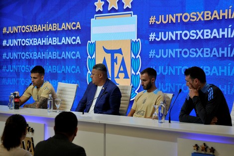 La Selección Argentina realizará un entrenamiento abierto a beneficio de las víctimas del temporal en Bahía Blanca