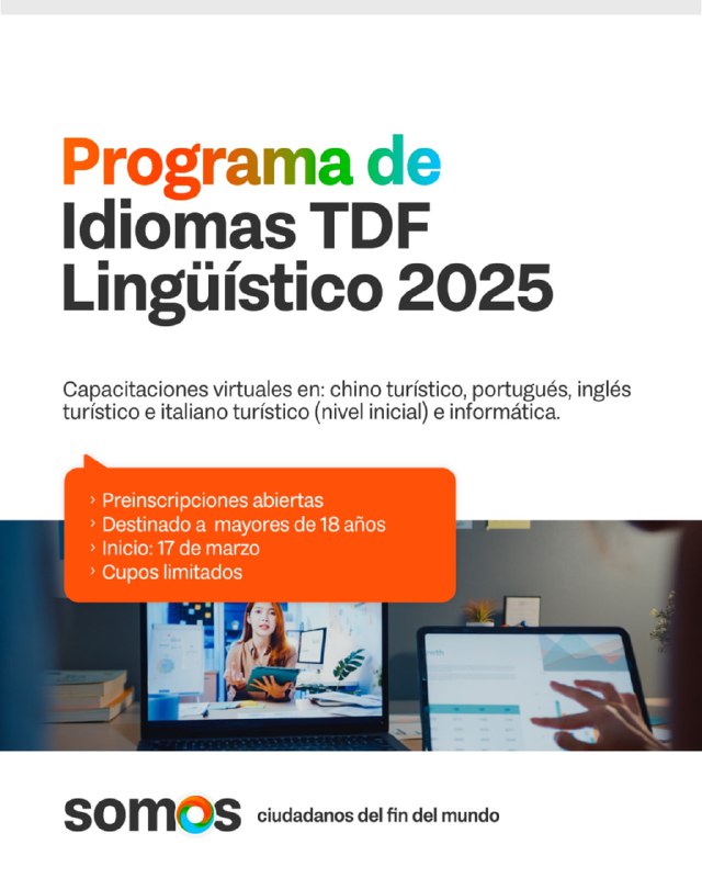 Abren Las Preinscripciones Al “Programa De Idiomas TDF Linguistico”