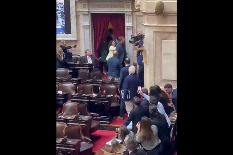 Caos y violencia en el Congreso: Una sesión parlamentaria que derivó en golpes y desorden institucional