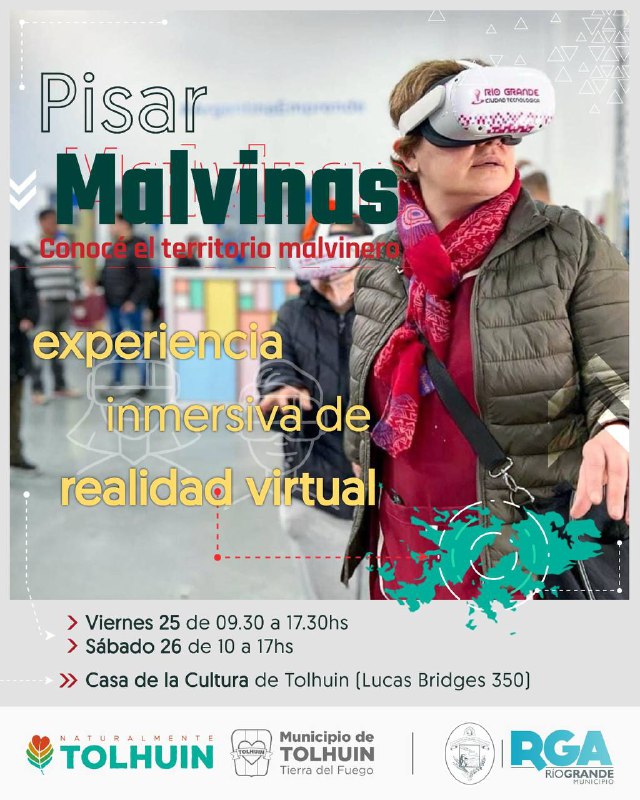 Tolhuinenses podrán disfrutar de la experiencia “Pisar Malvinas”