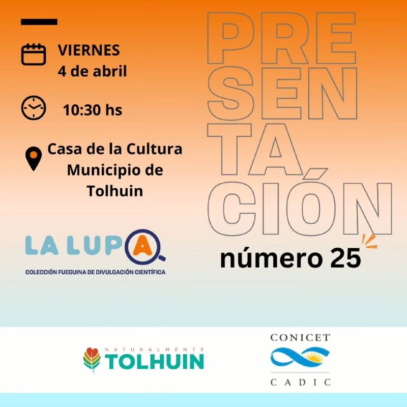 Se presentará la edición N°25 de la revista «La Lupa” en Tolhuin