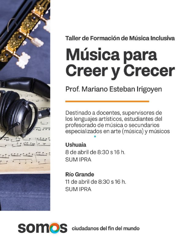 Educación Realizará Taller Para Docentes De Formación En Música Inclusiva