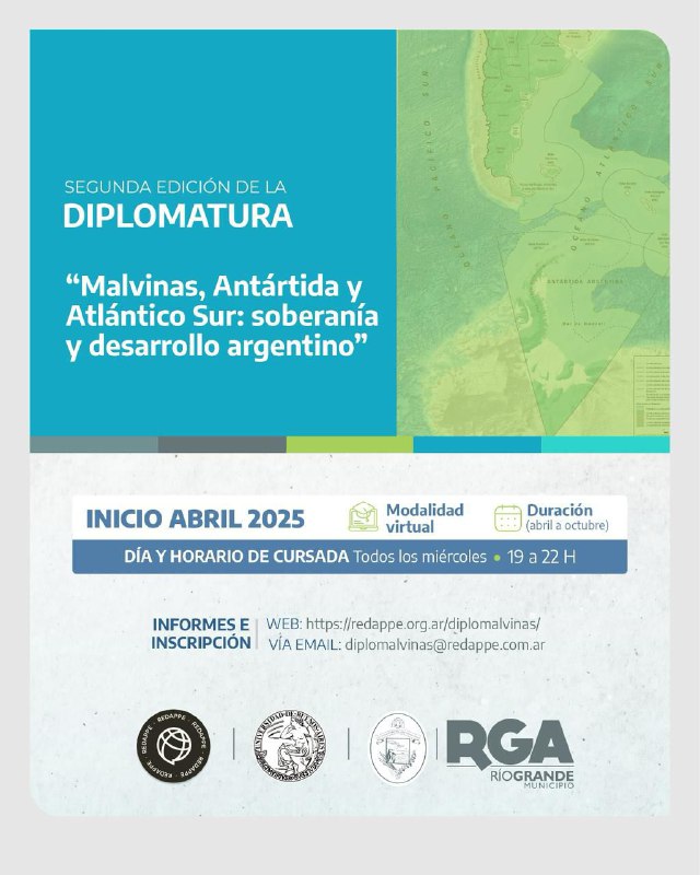 INSCRIPCIONES PARA LA DIPLOMATURA “MALVINAS, ANTÁRTIDA Y ATLÁNTICO SUR: SOBERANÍA Y DESARROLLO ARGENTINO”